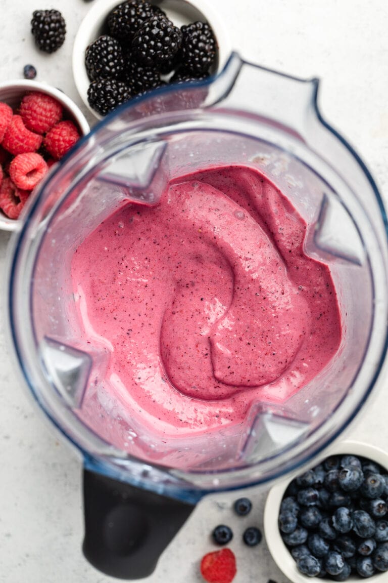 Creamy Creamy Mixed Berry Smoothie All the Healthy Things