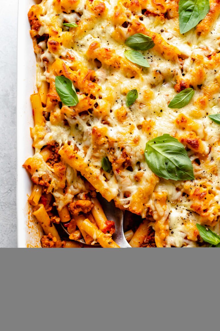 Healthy Baked Ziti - All the Healthy Things