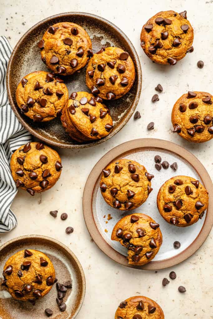 muffins on plate