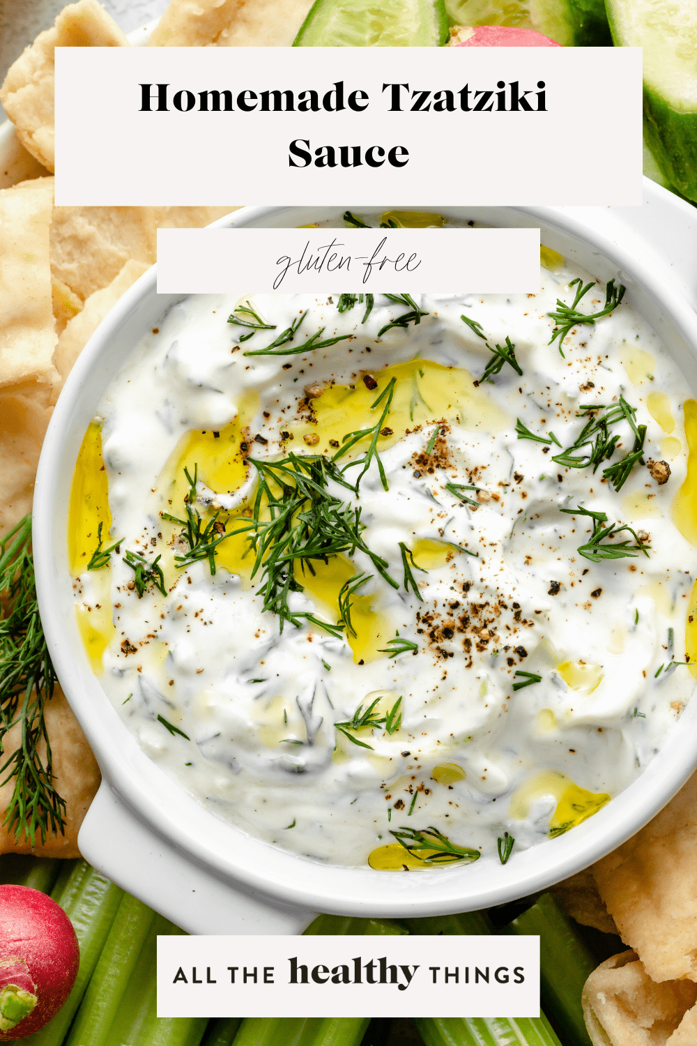 Top 20 recipe for tzatziki sauce 1 Easy Homemade Tzatziki Sauce - All the Healthy Things