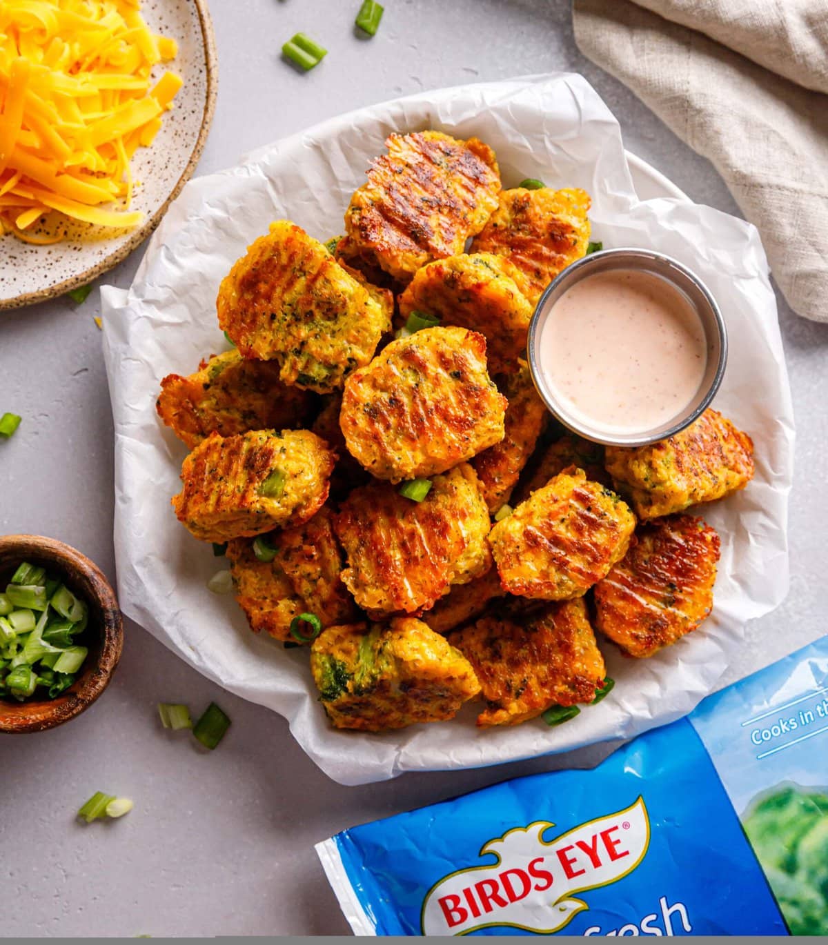 Broccoli Cheddar Tots All the Healthy Things