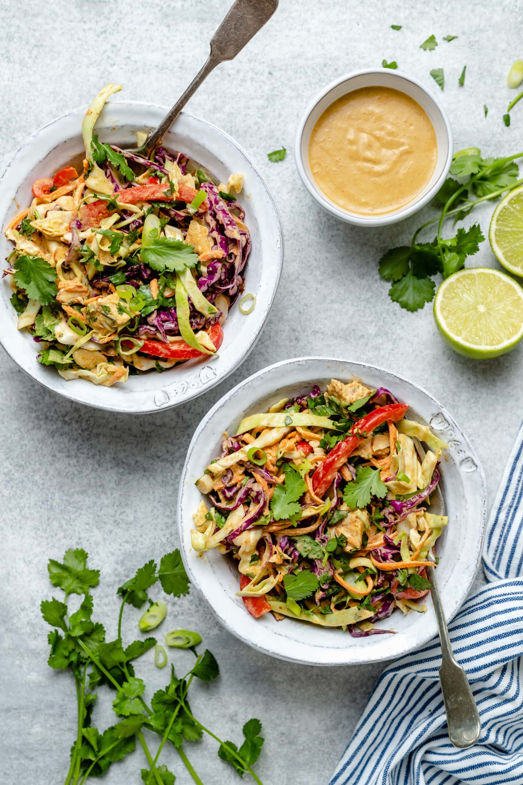 Chopped Thai-Inspired Chicken Salad - All the Healthy Things