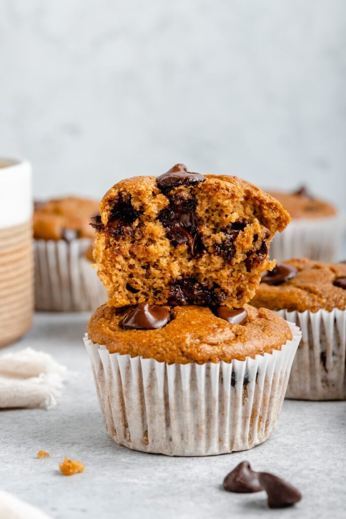 Kids in the Kitchen: Chocolate Pumpkin Blender Muffins