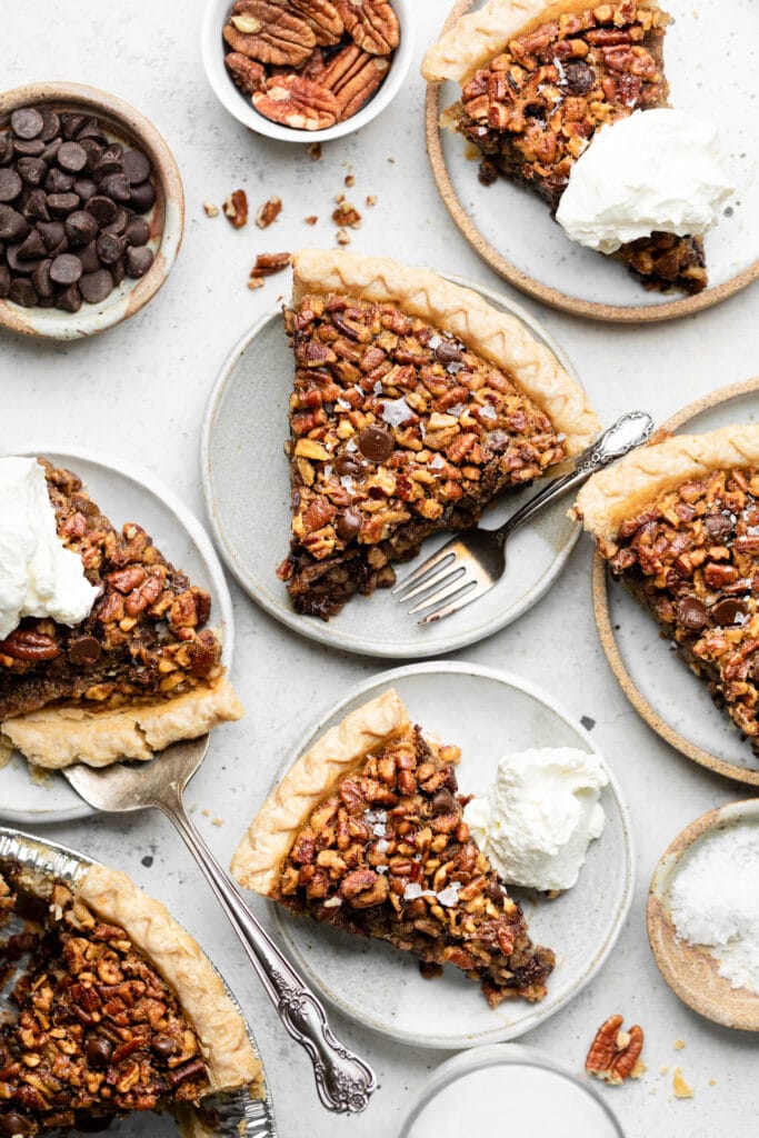 slices of pie on plate