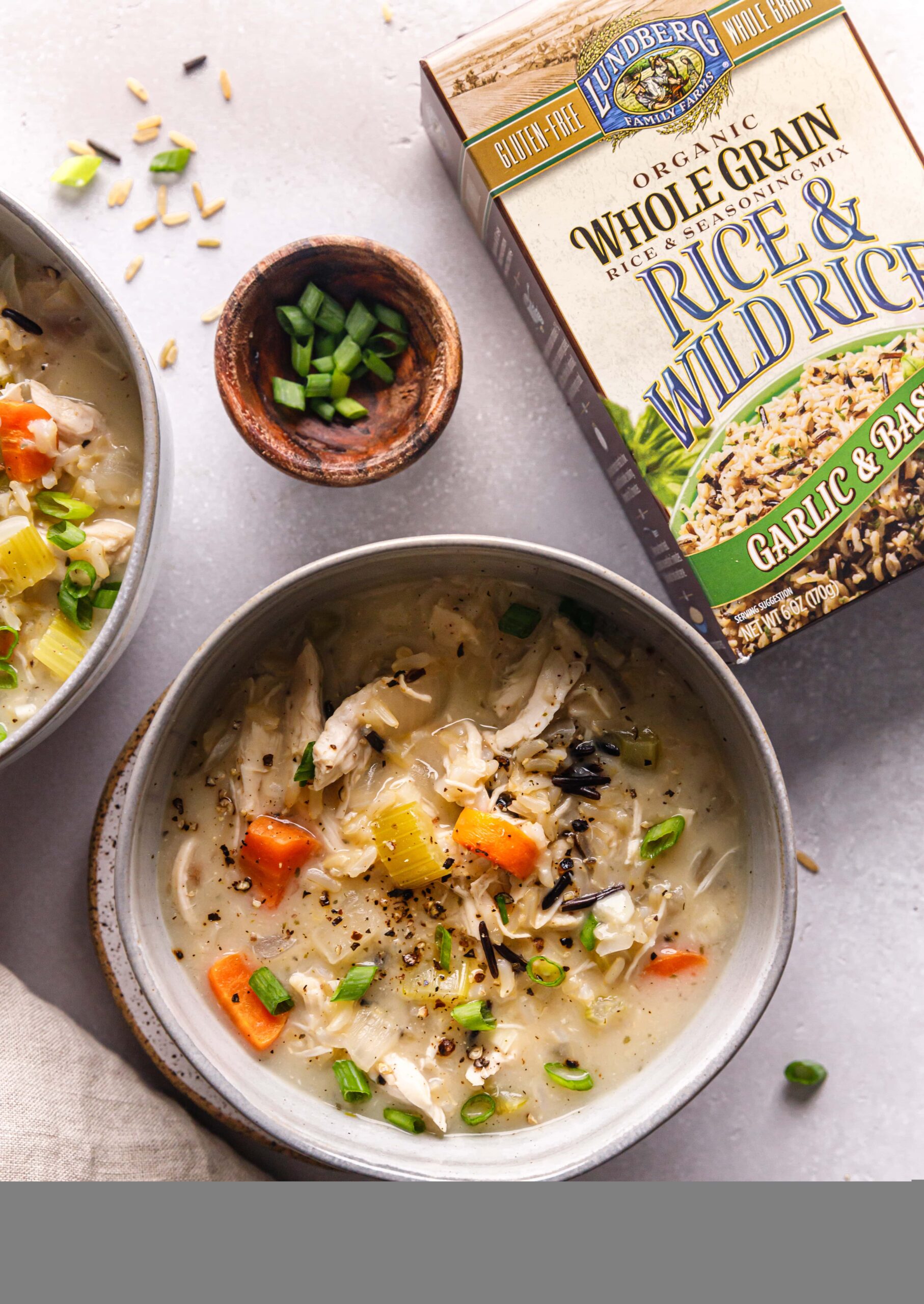 Instant Pot Chicken and Wild Rice Soup (Gluten-Free, Dairy-Free