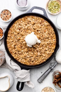 Healthy Oatmeal Pumpkin Crisp - All the Healthy Things