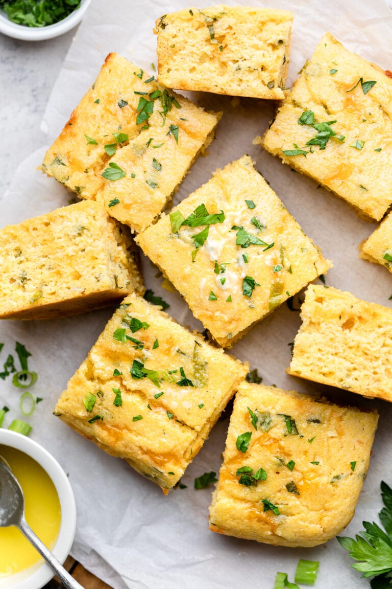 Herbed Brown Butter Cheddar Cornbread