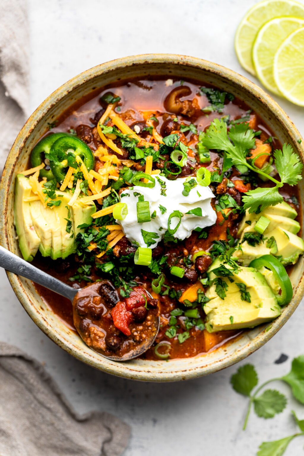 Sweet Potato and Black Bean Chili All the Healthy Things