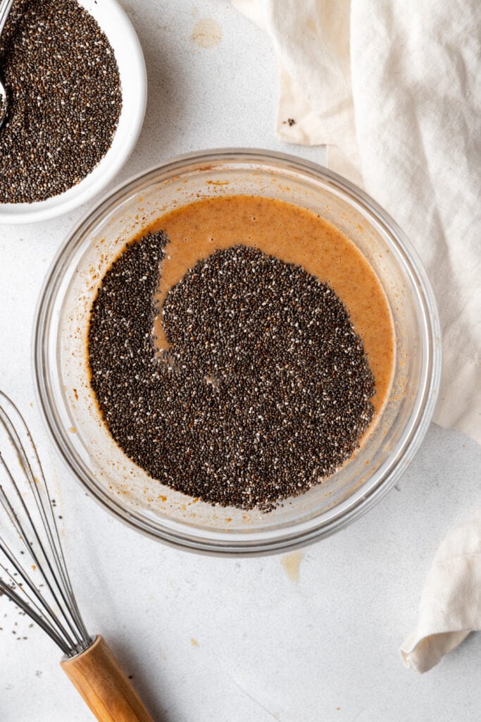 pumpkin seeds in wet ingredients