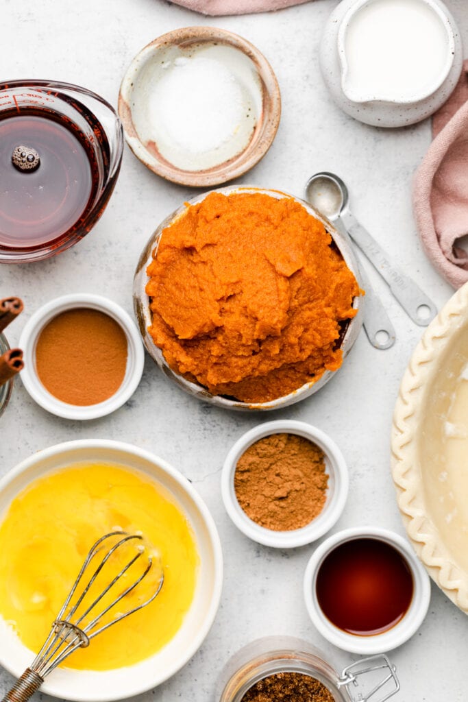 pumpkin pie ingredients