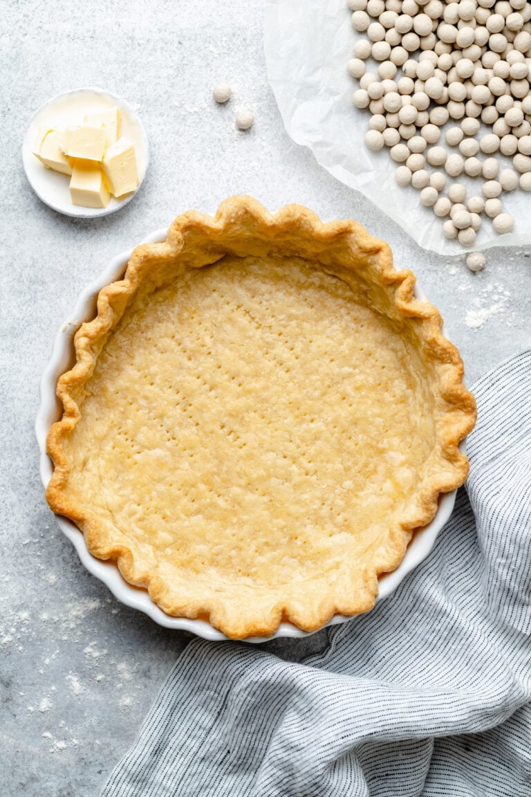 Flaky Homemade All Butter Pie Crust (gluten free option!)