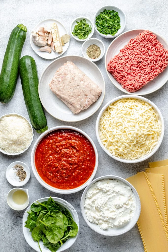 easy homemade lasagna ingredients