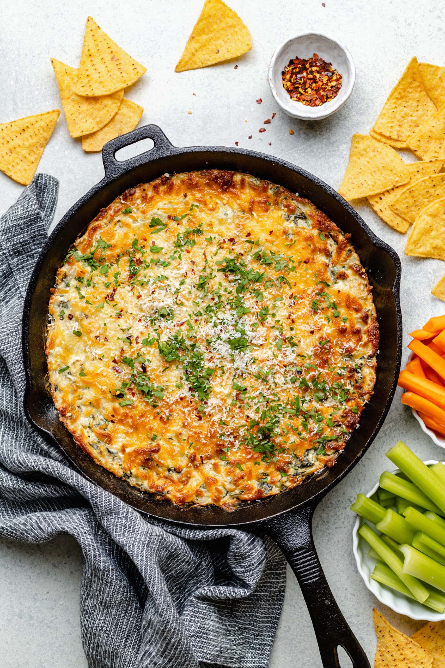 Creamy Spinach Artichoke Dip All the Healthy Things