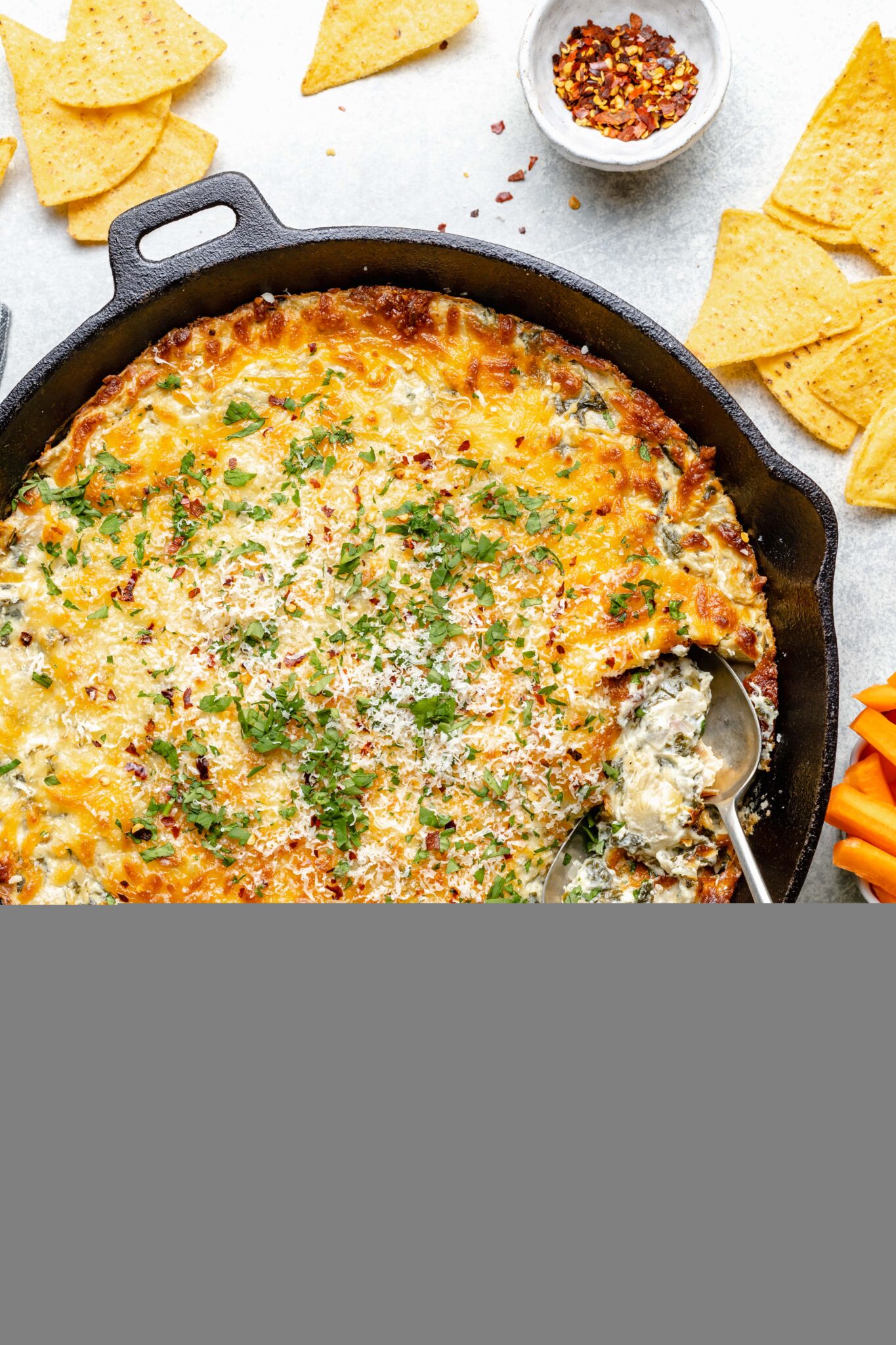 Creamy Spinach Artichoke Dip - All the Healthy Things