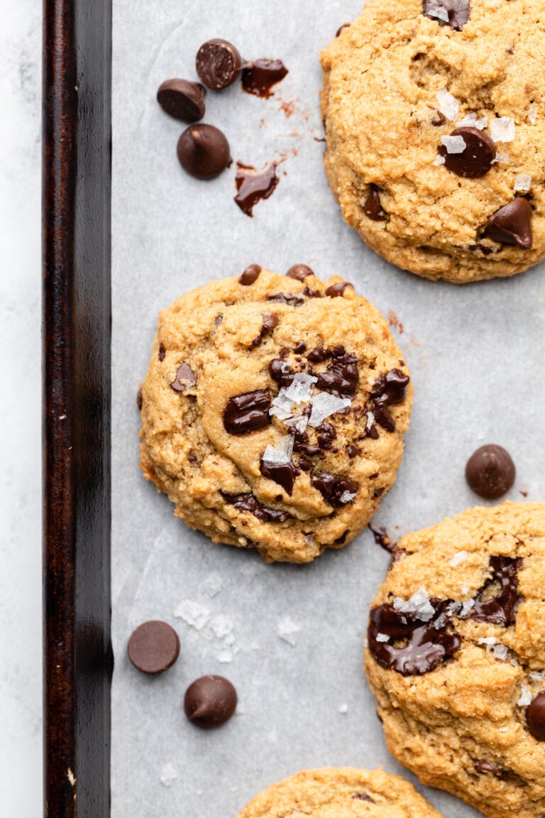 cookies on sheet pan