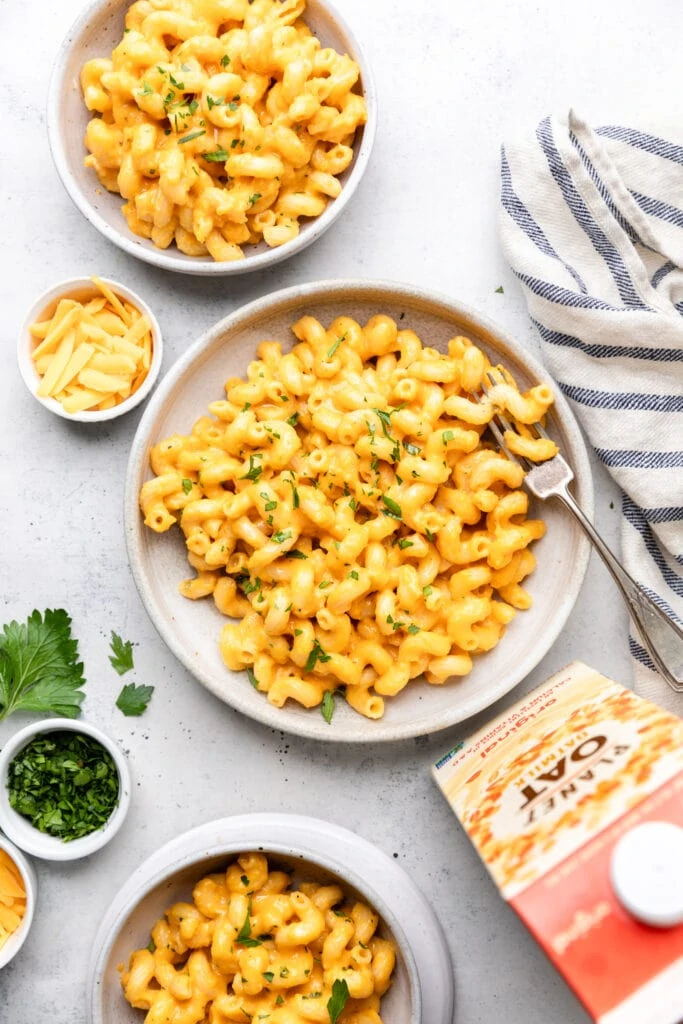 butternut squash Mac and cheese in bowl