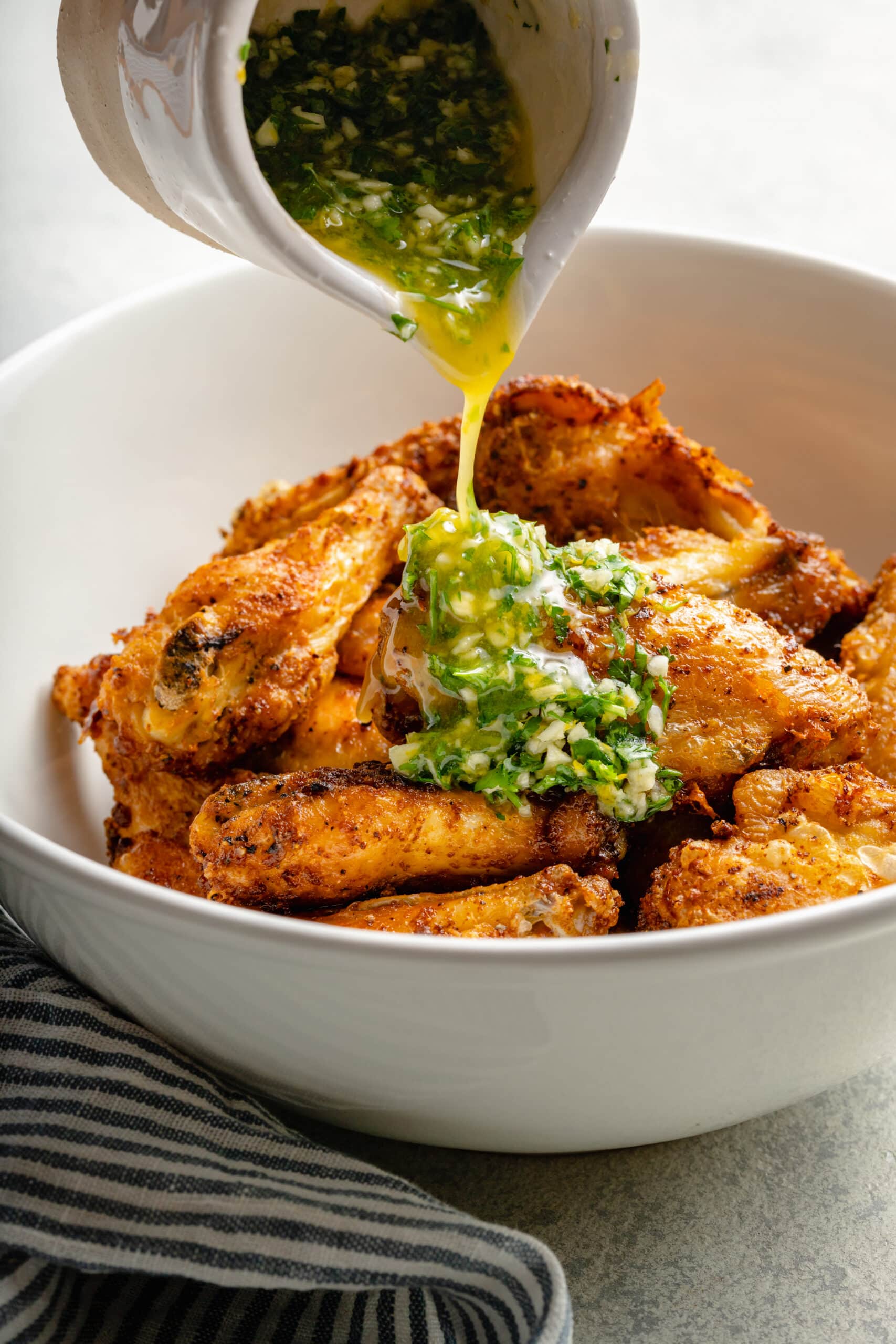Garlic Parmesan Chicken Wings All the Healthy Things