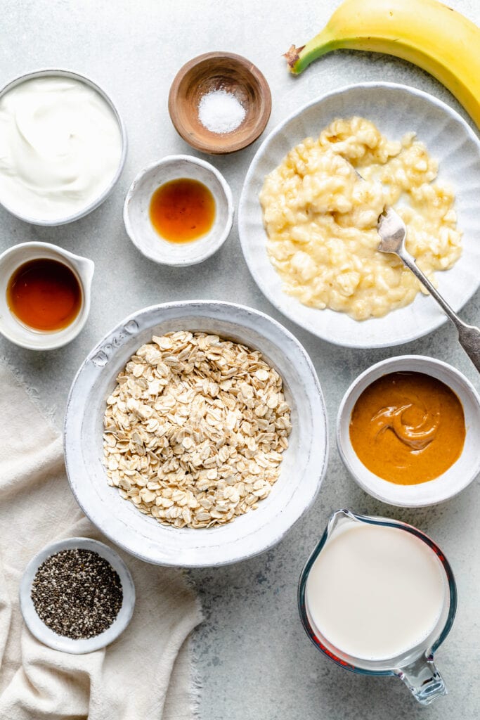 overnight oats ingredients