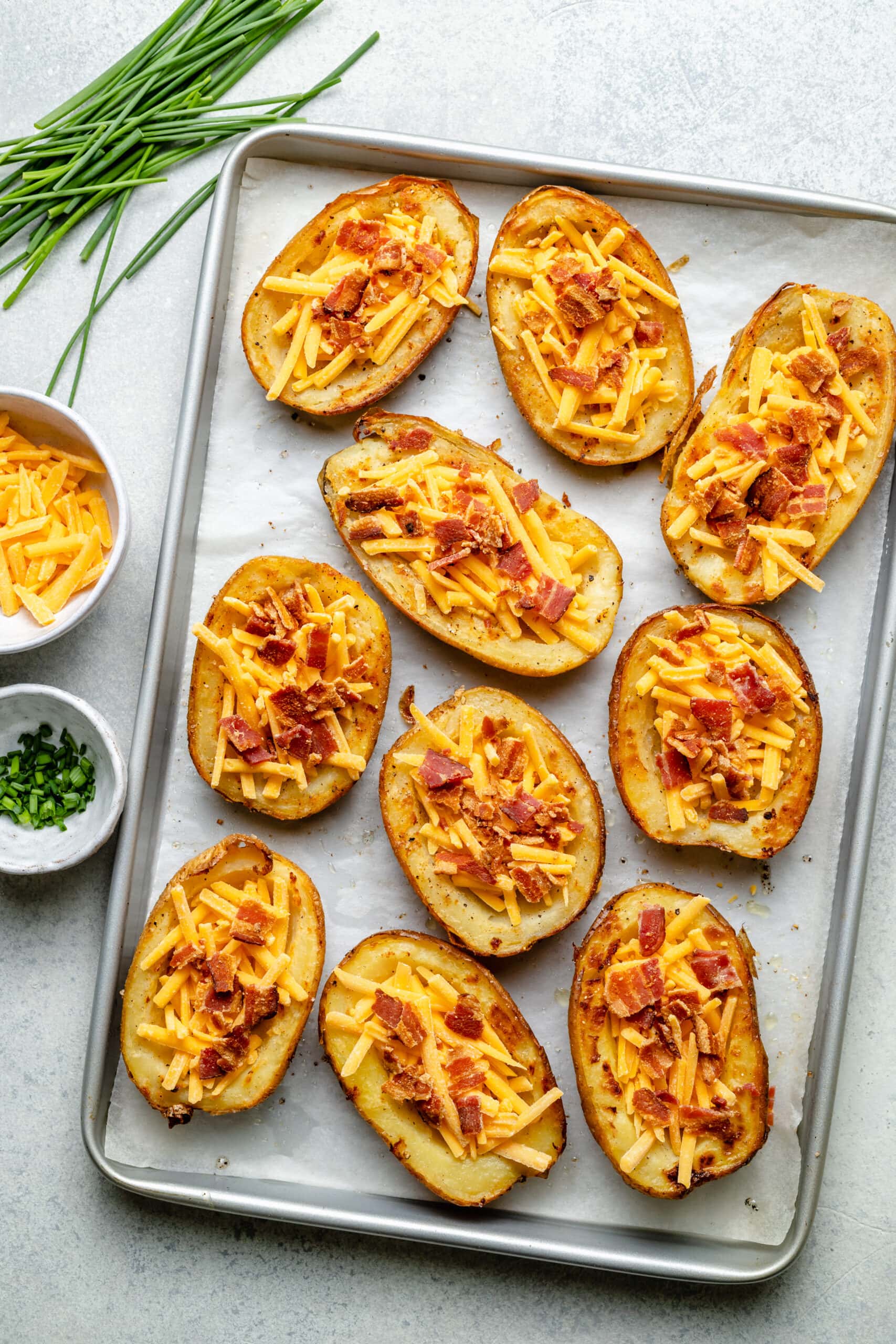 Crispy Potato Skins - All the Healthy Things