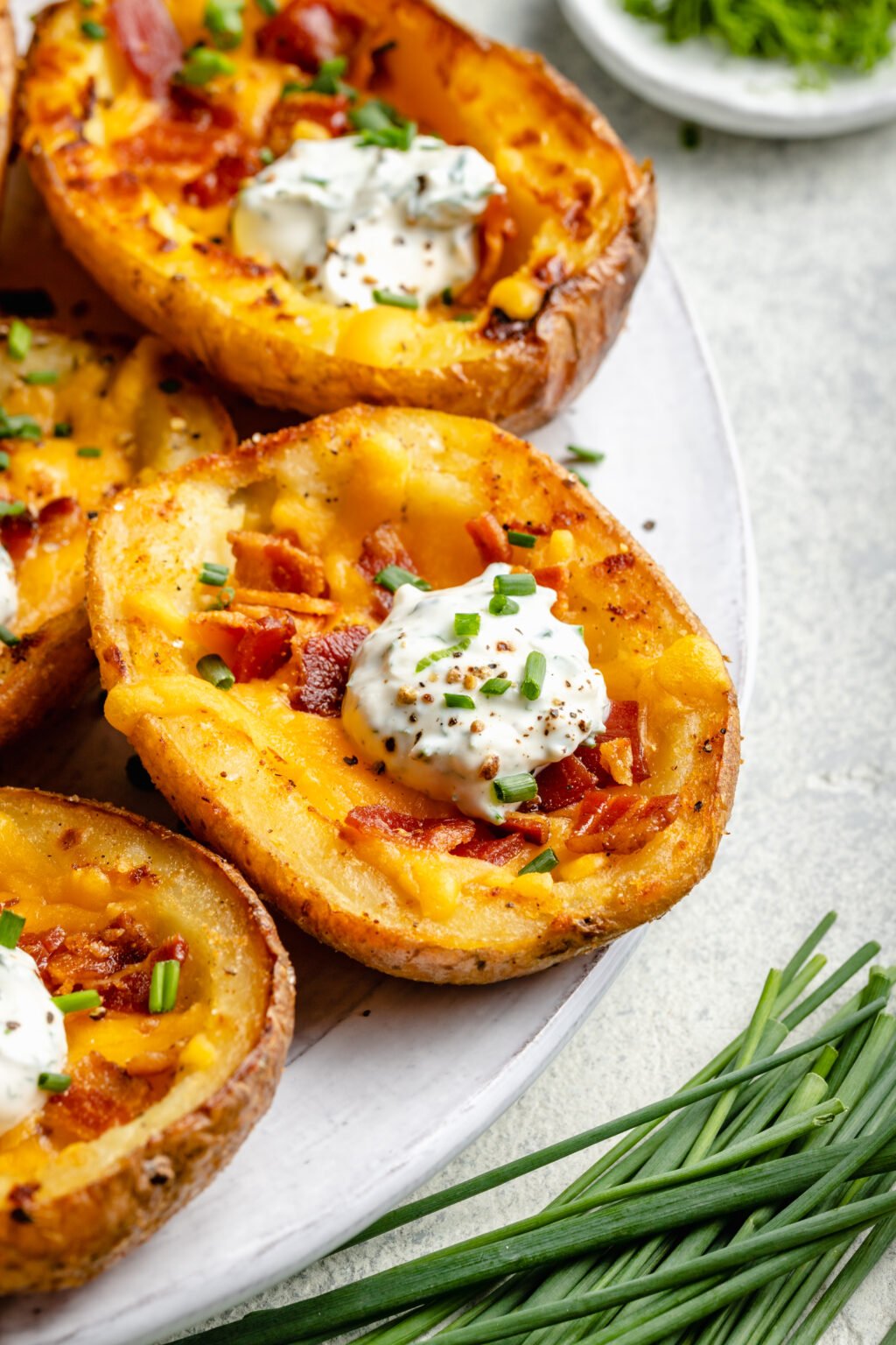 Crispy Potato Skins - All the Healthy Things