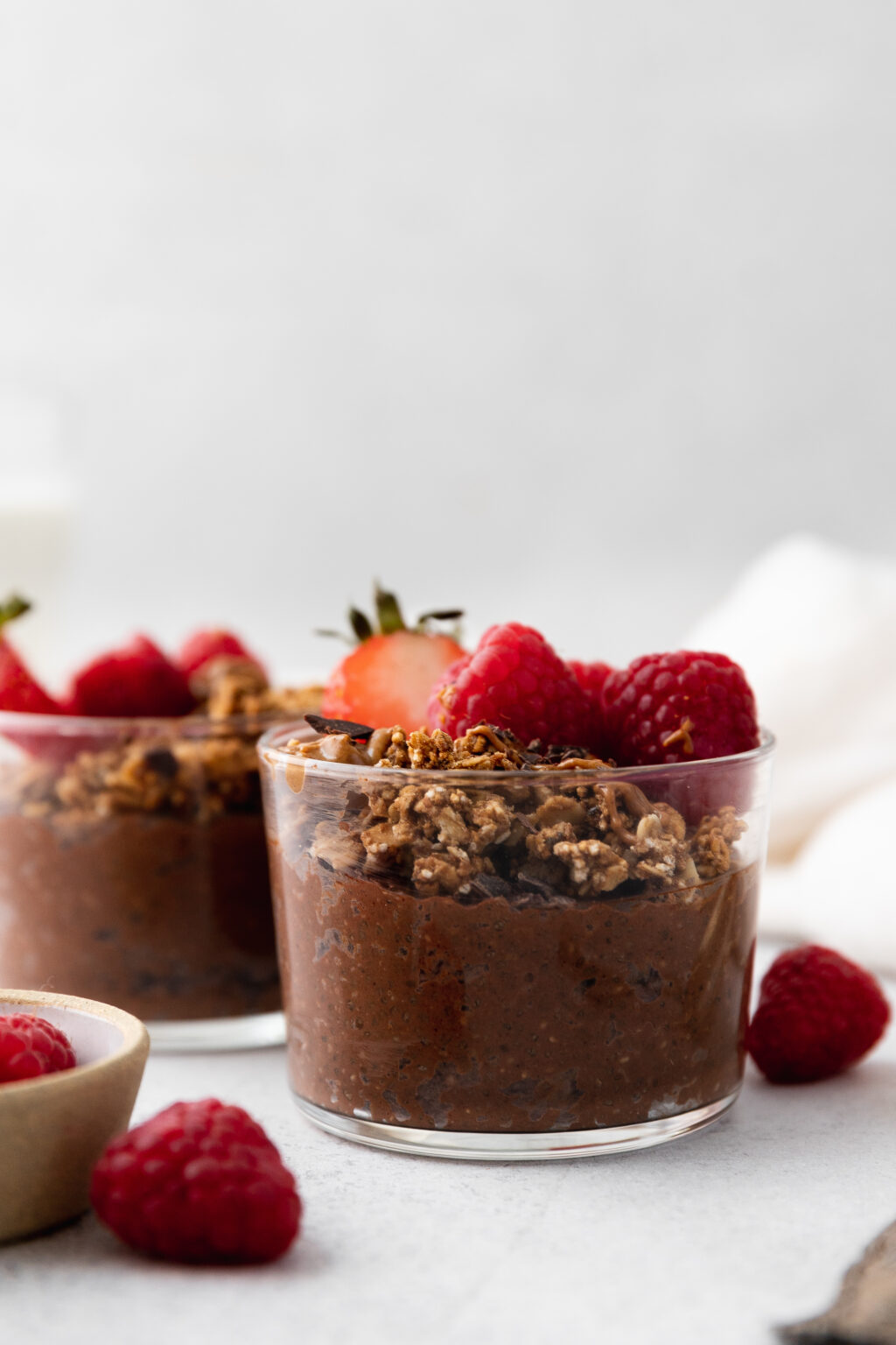 Chocolate Almond Butter Chia Pudding - All the Healthy Things
