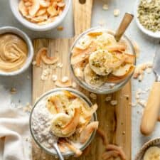 Coconut Banana Overnight Oats-image
