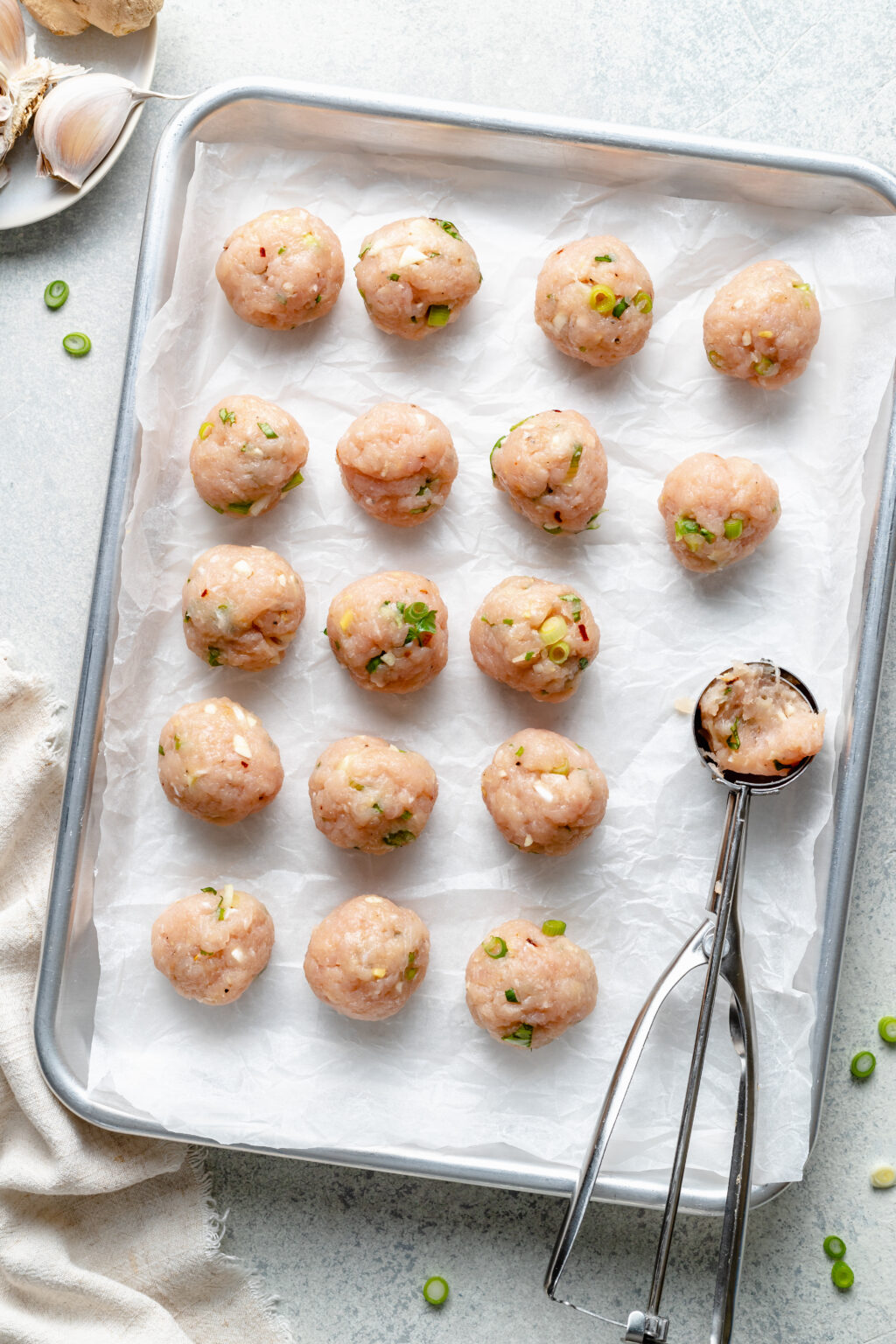 Sesame Ginger Chicken Meatballs All the Healthy Things