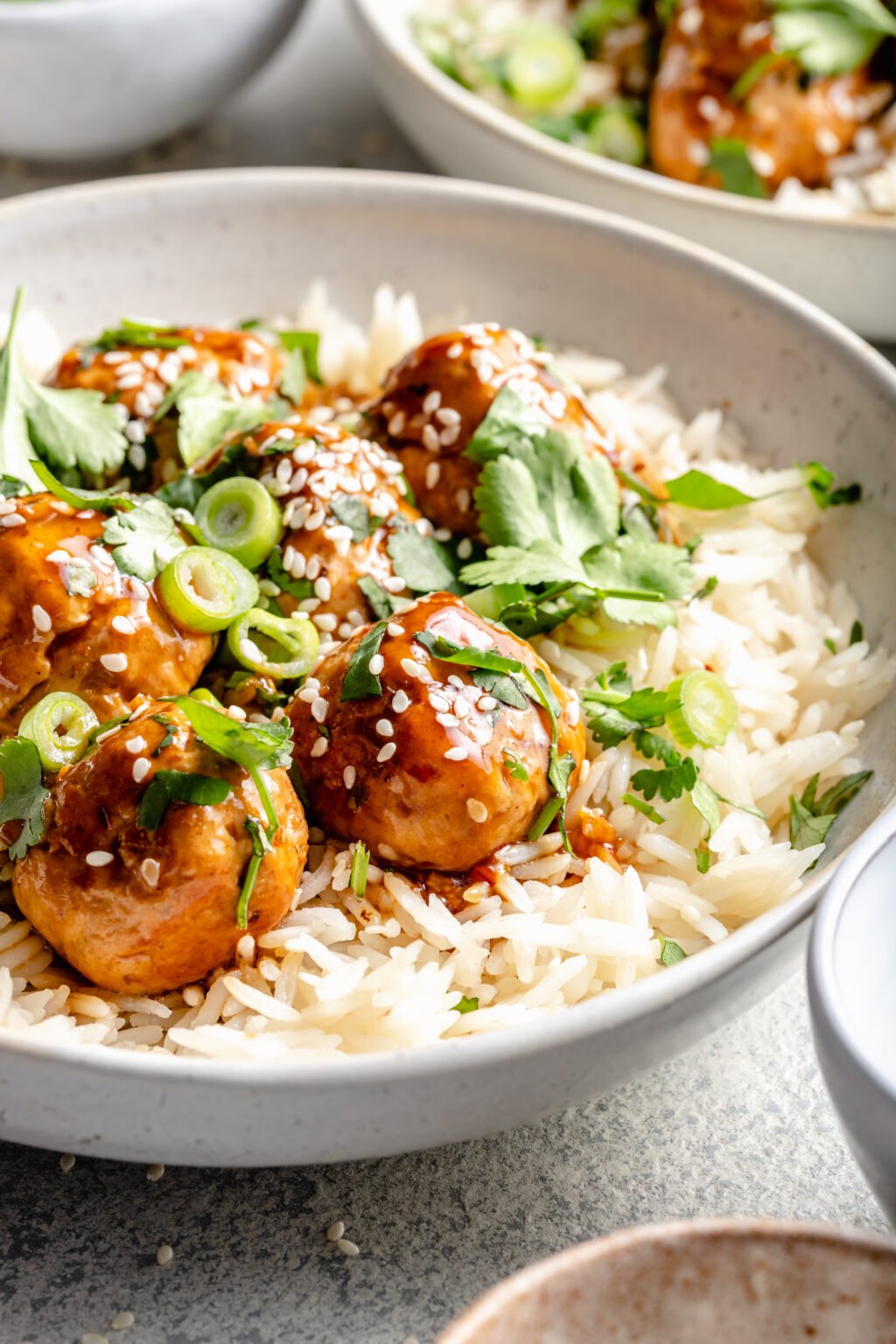 Sesame Ginger Chicken Meatballs All the Healthy Things
