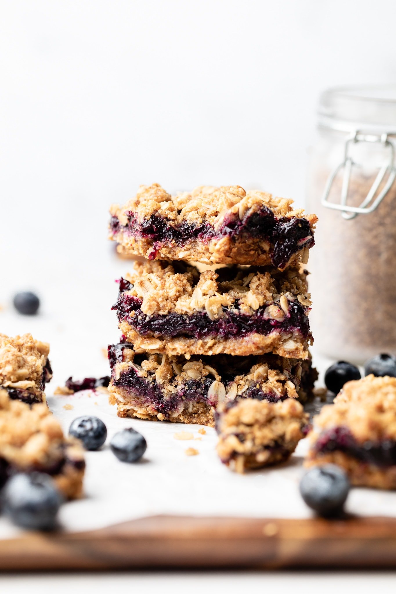 Blueberry Pie Bars - All the Healthy Things