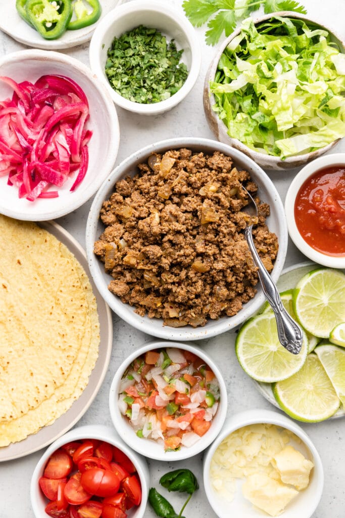 ground beef taco ingredients