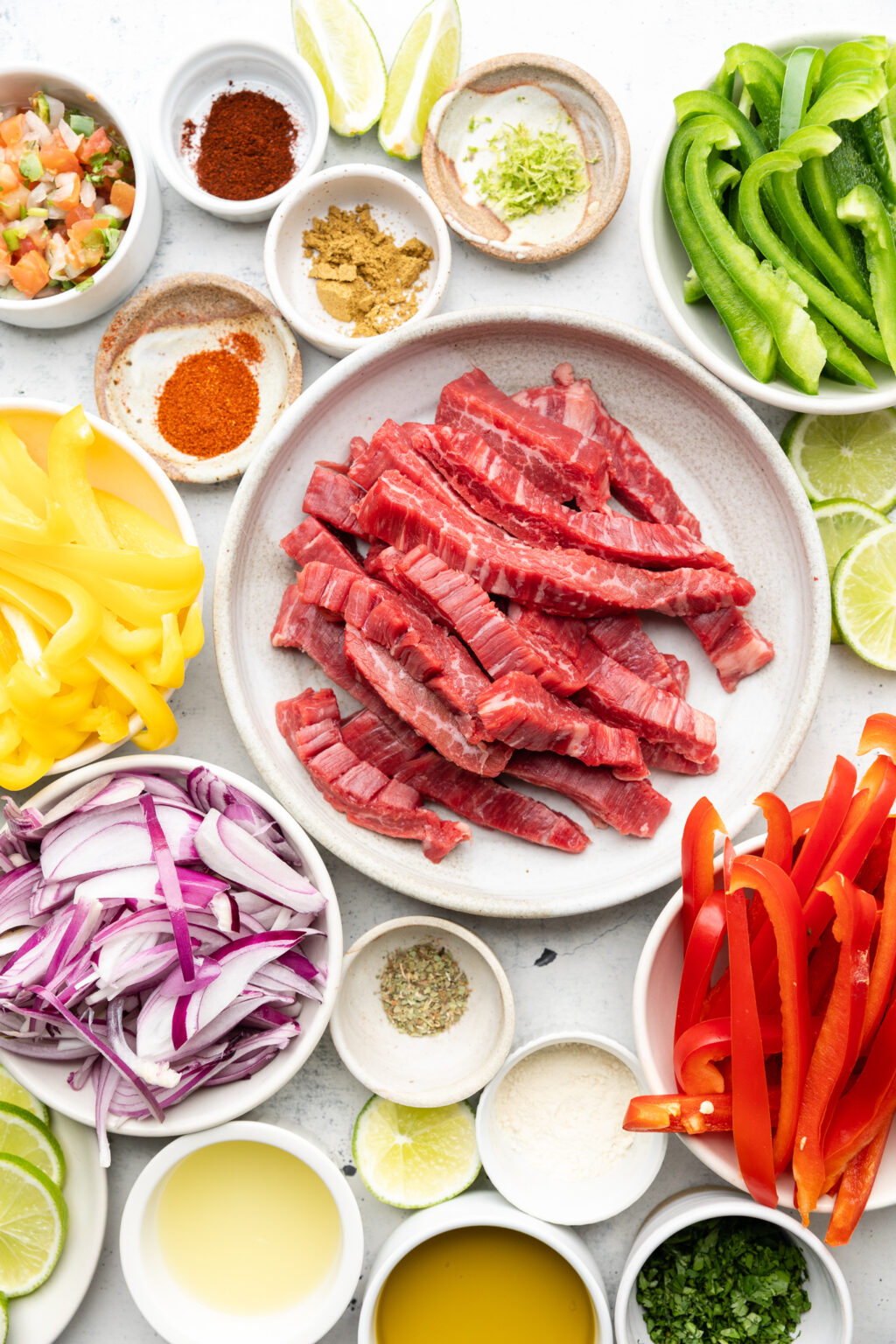 Sheet Pan Steak Fajitas - All The Healthy Things