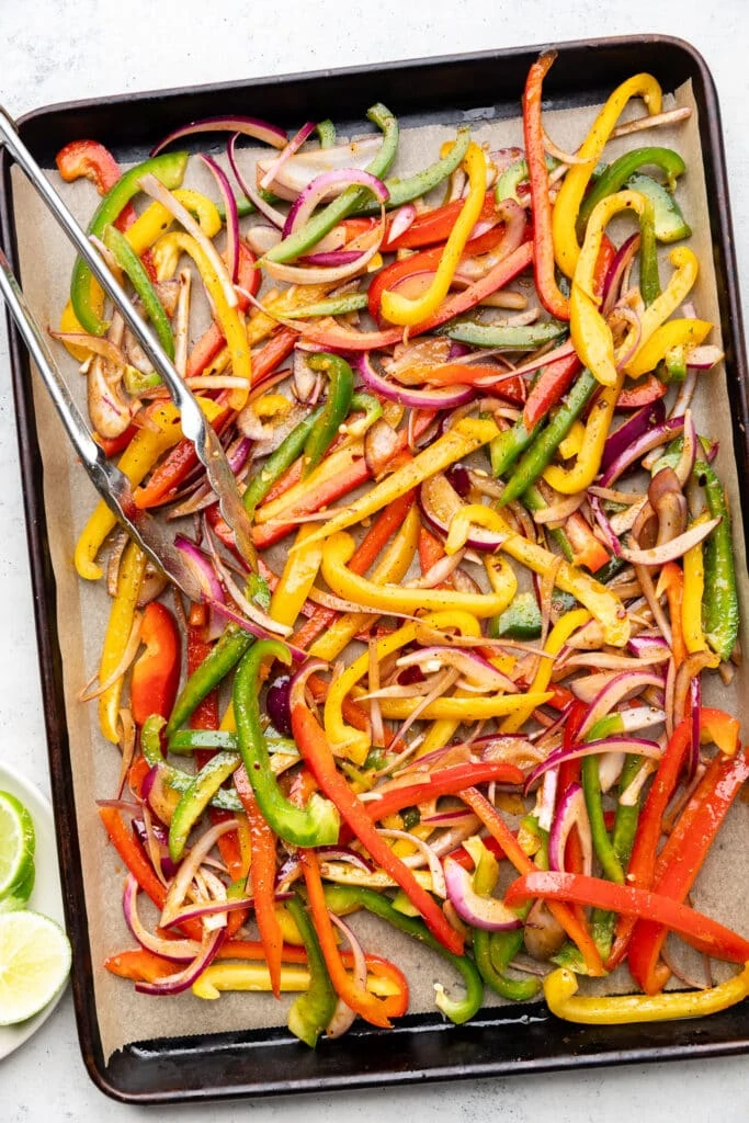 veggies on sheet pan