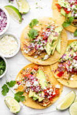 Slow Cooker Chicken Tacos - All the Healthy Things
