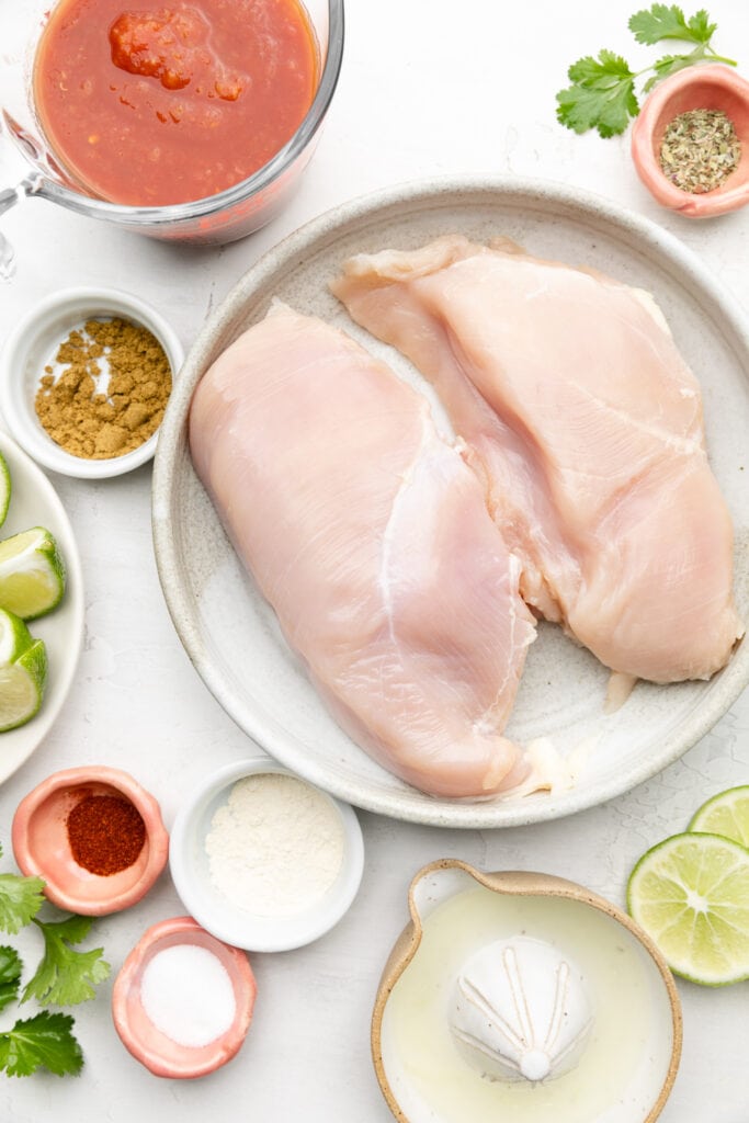 slow cooker chicken tacos ingredients