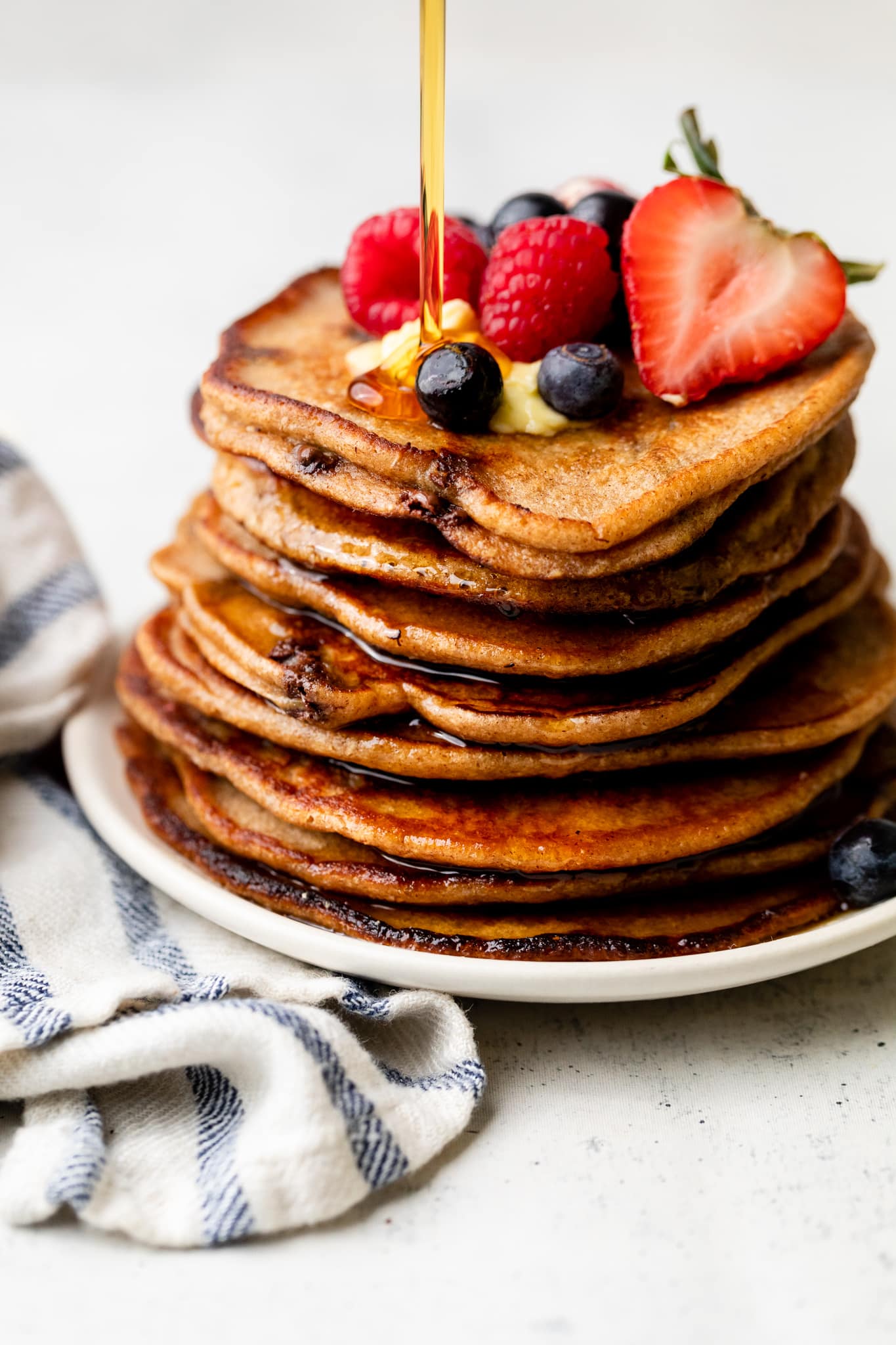 Easy Oatmeal Pancakes - All the Healthy Things