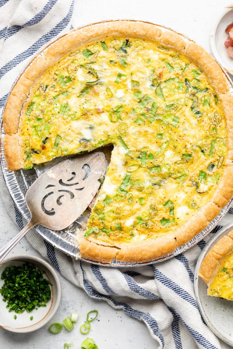 Ham and Spinach Quiche All the Healthy Things
