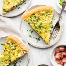 Ham and Spinach Quiche Recipe
