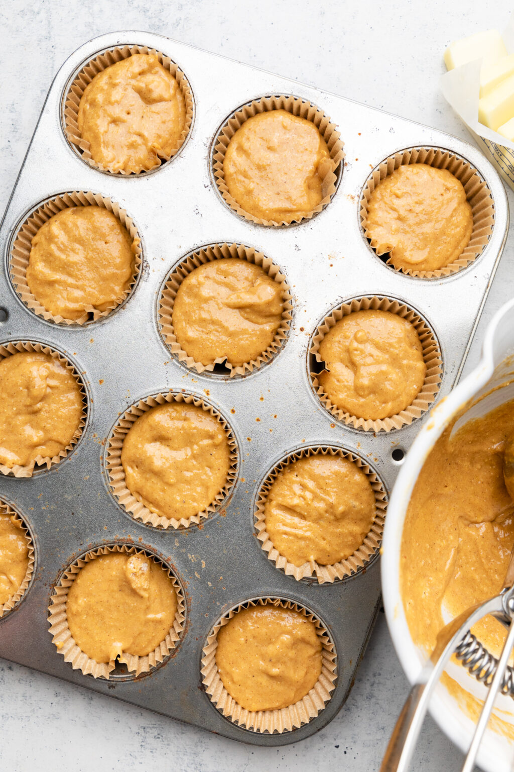 Sweet Potato Cornbread Muffins - All the Healthy Things