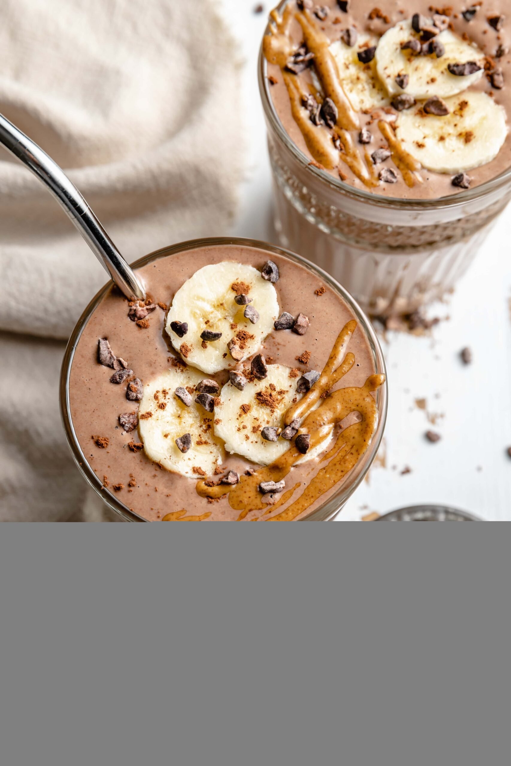 Chocolate Banana Smoothie All The Healthy Things