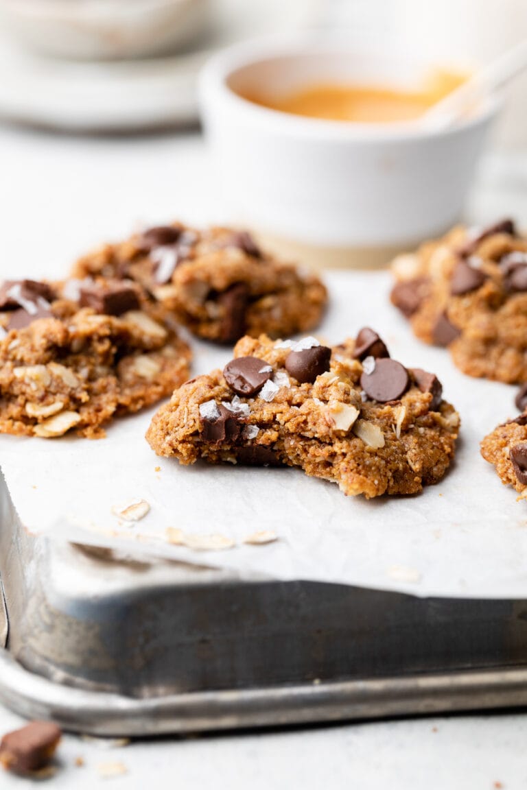 baked cookies on sheet pan