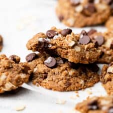 Peanut Butter Oatmeal Chocolate Chip Cookies