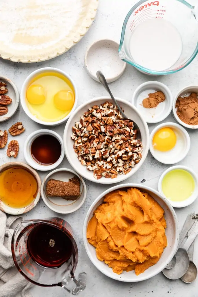 pumpkin pecan pie ingredients