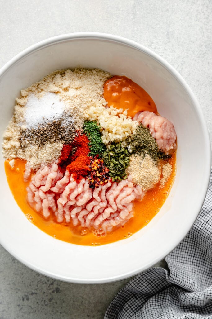ingredients in mixing bowl