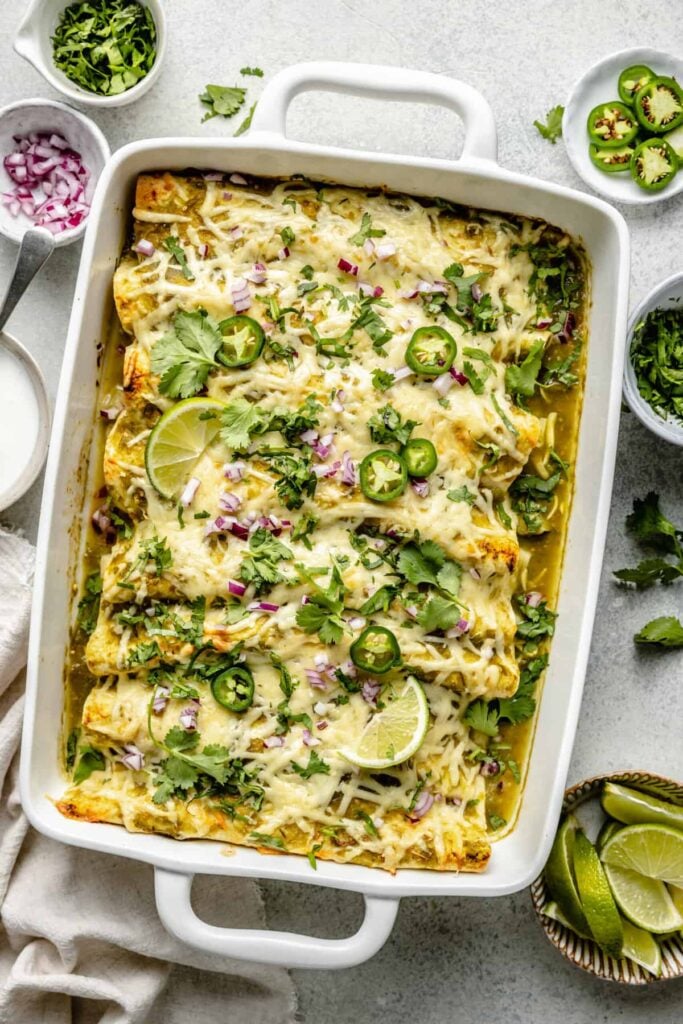 chicken enchiladas