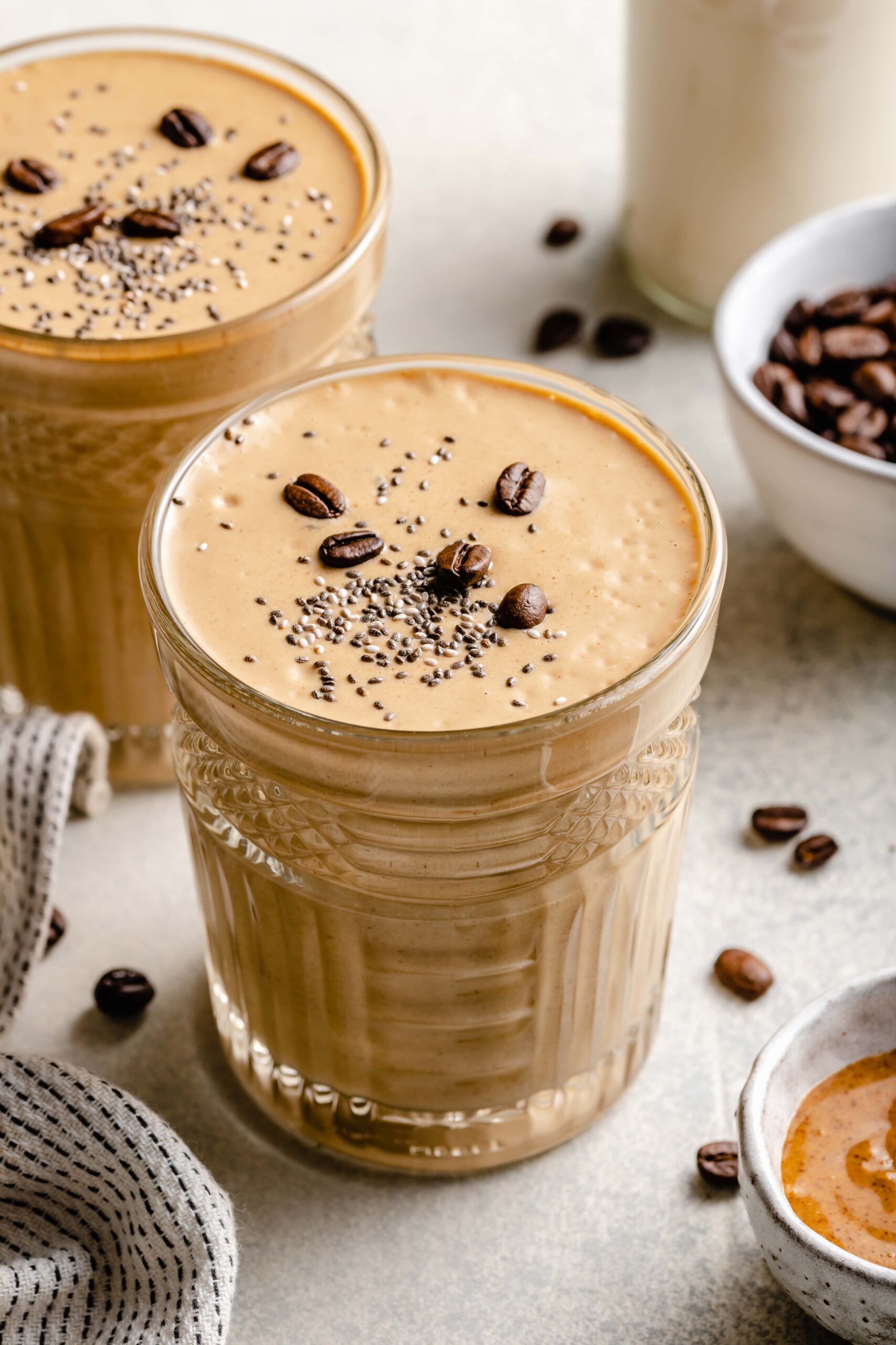 The Best Creamy Coffee Smoothie - All the Healthy Things