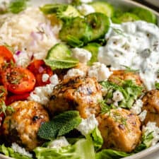Greek Chicken Meatballs-image