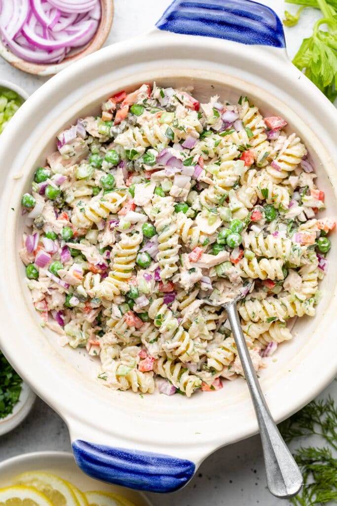 Tuna lunchbox pasta salad - Seafood Experts