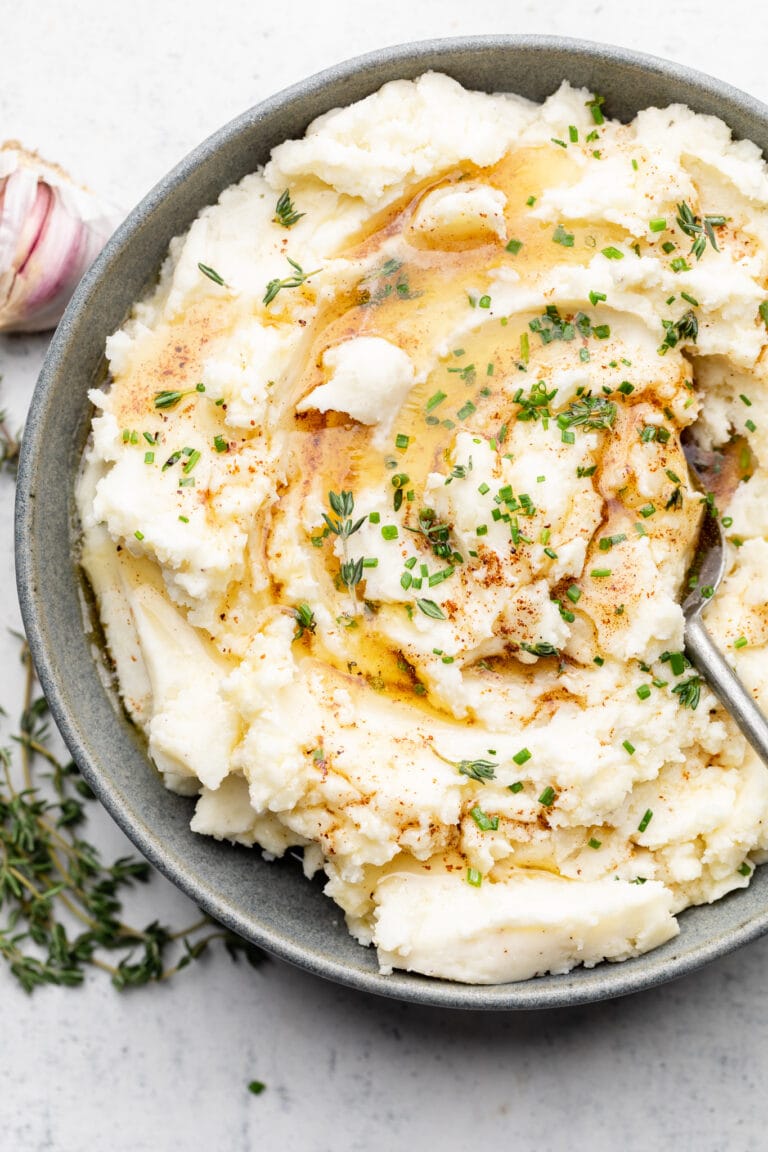 Brown Butter Mashed Potatoes - All the Healthy Things