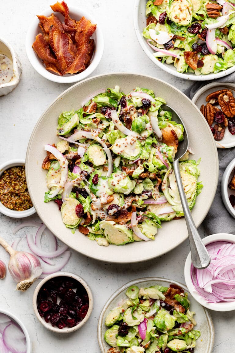 Shaved Brussel Sprout Salad
