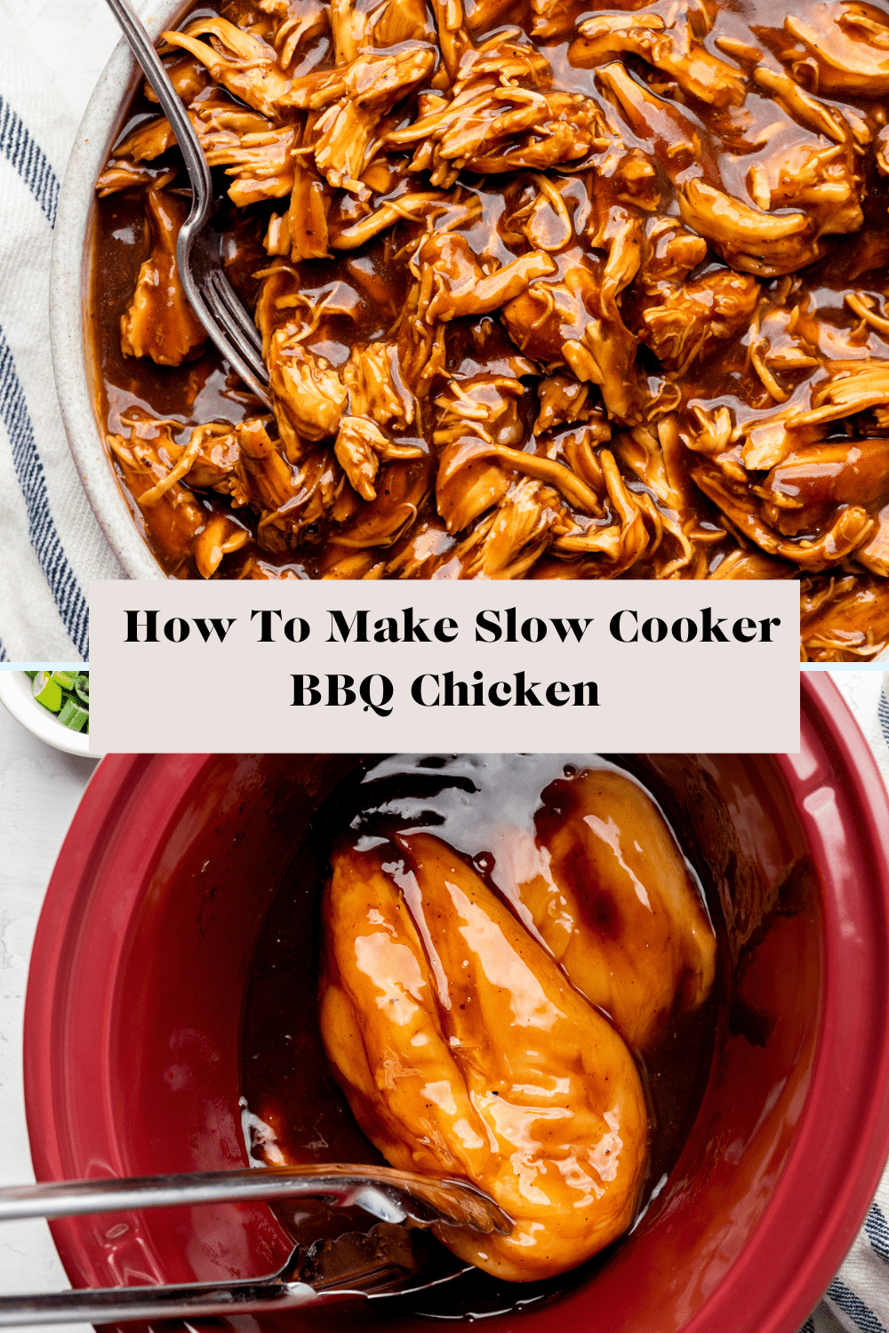 Slow Cooker BBQ Chicken All the Healthy Things